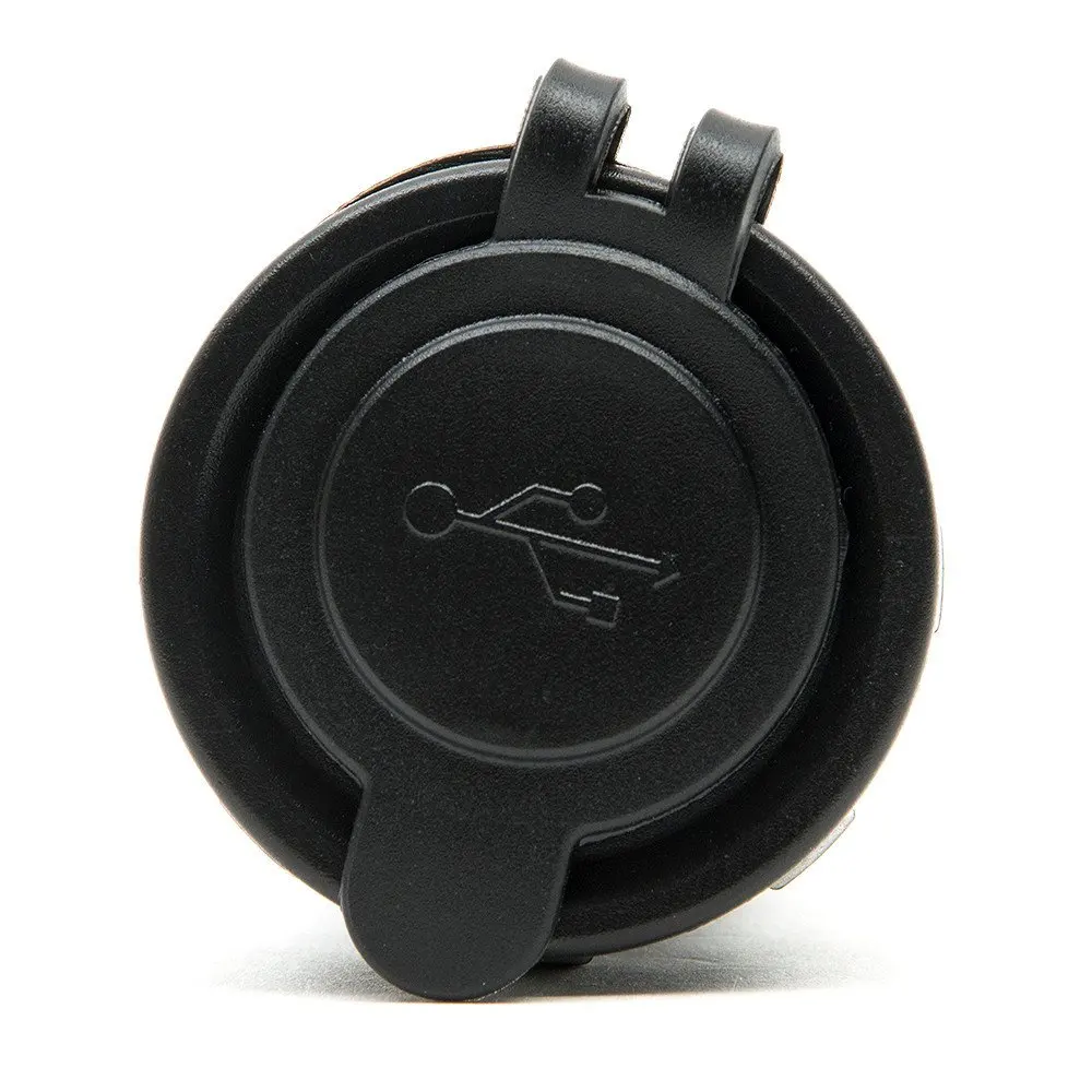 Двойная USB автомобильная USB зарядка на выходе 12 V 1A& 2.1A для gps зарядное устройство для автомобиля лодки морских карванов заподлицо(с проводом