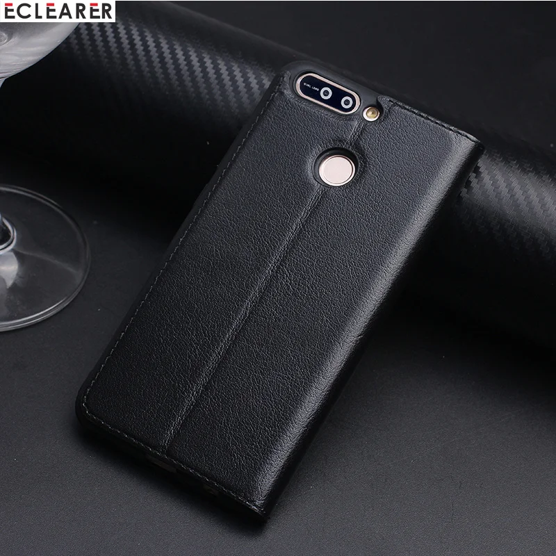 Huawei Honor 8 Pro Чехол Винтаж из натуральной кожи автовключение/сна флип-чехол чехол для huawei Honor 8 Pro V9 Smart случаях On/OFF