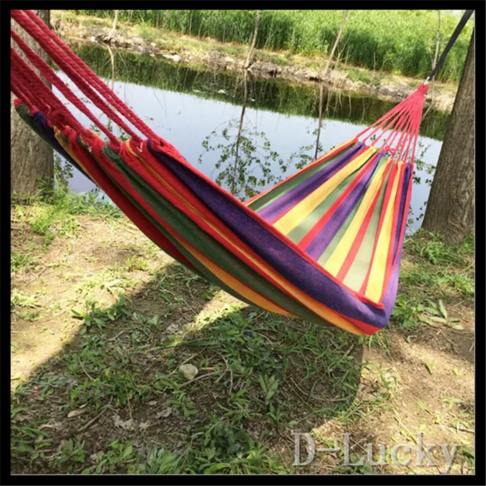 

Hot Sale Hammock hamac outdoor double hammocks camping hunting Leisure Products super big size hamaca 2 colors free shipping