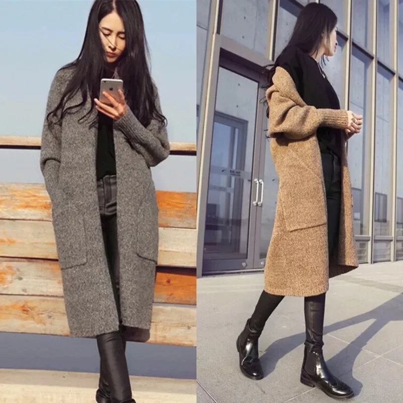New Cardigan Women Sweater Autumn Winter Knit Long Sleeve Female Soft Womens Jumper Pull Femme Hiver |