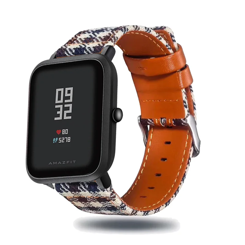 20 мм 22 мм Браслет Смарт-часы ремешок для Xiaomi Huami Amazfit Bip Lite Pace Stratos 2 Band для huawei Watch GT Honor Magic Band