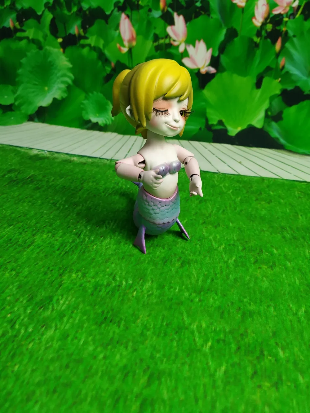 Новый bjd-1/8 Русалка Высокое качество игрушка подарок на день рождения бесплатные