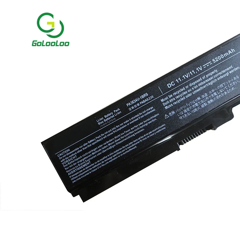 Golooloo Батарея 11 1 В 6 ячеек Аккумулятор для ноутбука toshiba Satellite C660 A665D C650 C640 C645D C640D C655