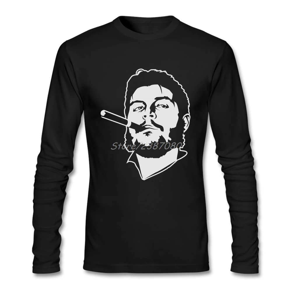 Футболка Che Guevara хлопковые футболки на заказ с длинным рукавом для мужчин Rock