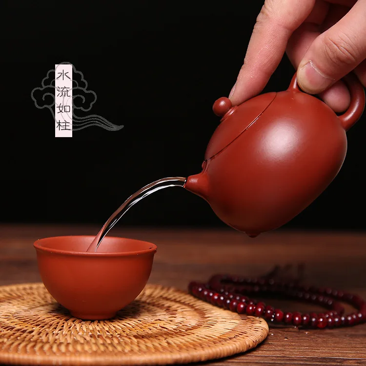 Большой красный грязевой мини Xishi горшок Yixing Purply Глиняный Чайник для китайского