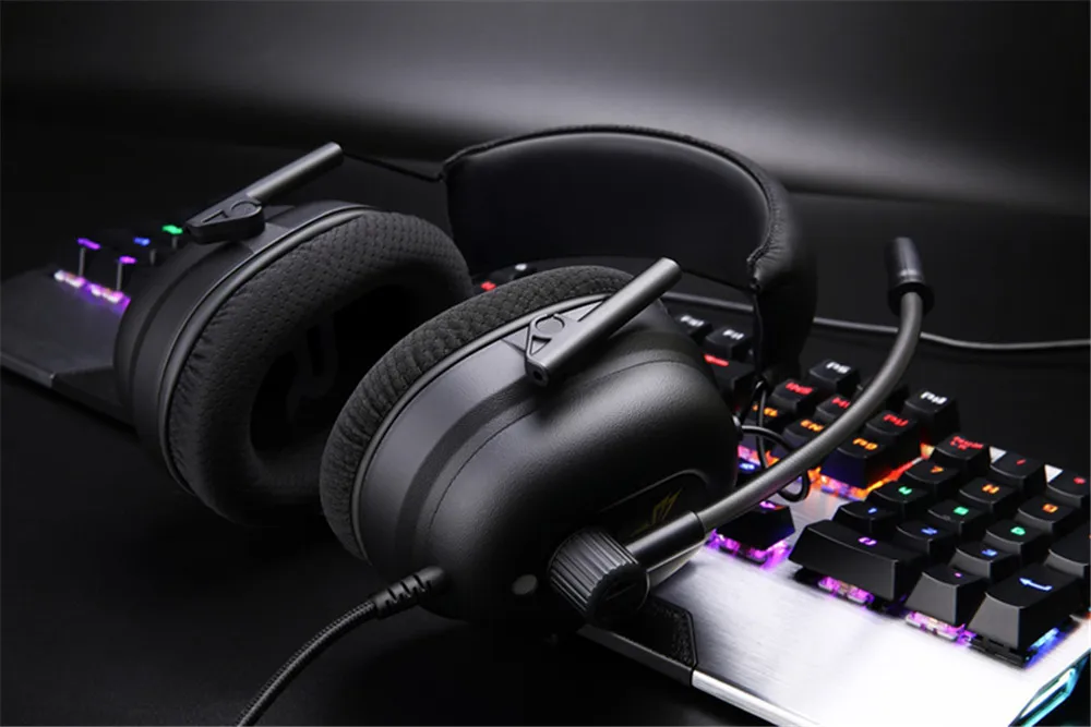 SOMIC G936N PS4 игровая гарнитура PC Gamer наушники с микрофоном 3,5 мм/USB 7,1 объемный звук наушники для Xbox One телефон Mac ноутбук