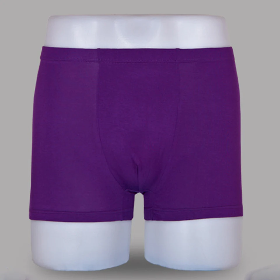 Боксеры мужские из бамбукового волокна мягкое дышащее нижнее белье с выпуклыми