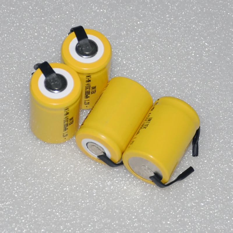 2 шт. Sub C 4/5SC 1 V перезаряжаемая батарея 1800mah 4/5 SC Ni MH nimh никель металлогидридный
