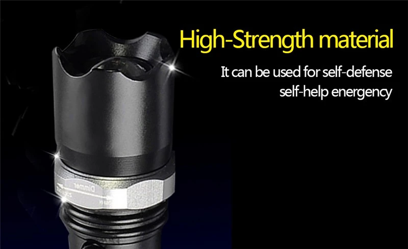 FT17 LED Bike light flashlight Focus lamp torch XM-L T6 3800lm Zoomable lights + Charger 18650 rechargeable Battery | Лампы и