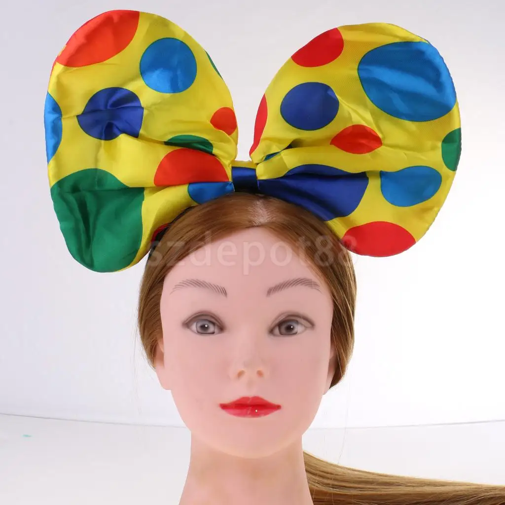 Рождественский праздничный костюм клоуна в горошек из 2 предметов повязка на