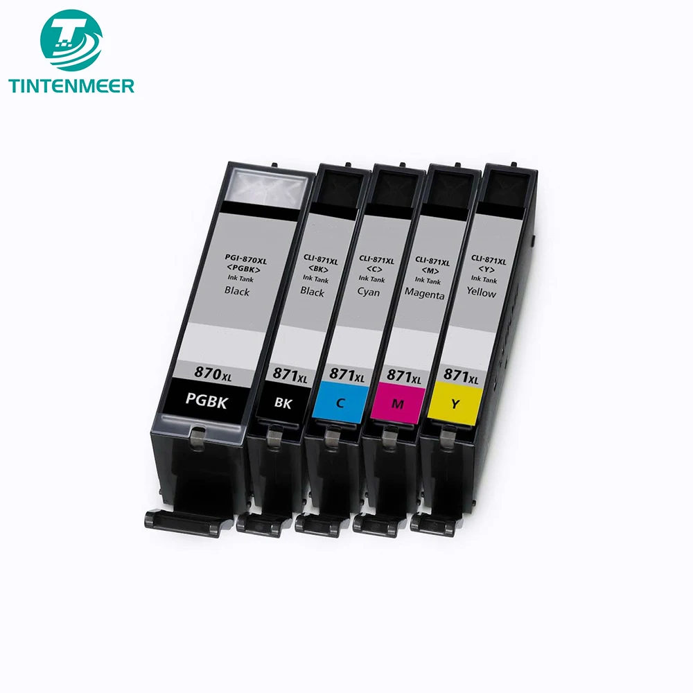 Чернильный картридж TINTENMEER PGI870XL CLI871XL PGI-870 совместимый с принтером CANON PIXMA TS5080 TS6080