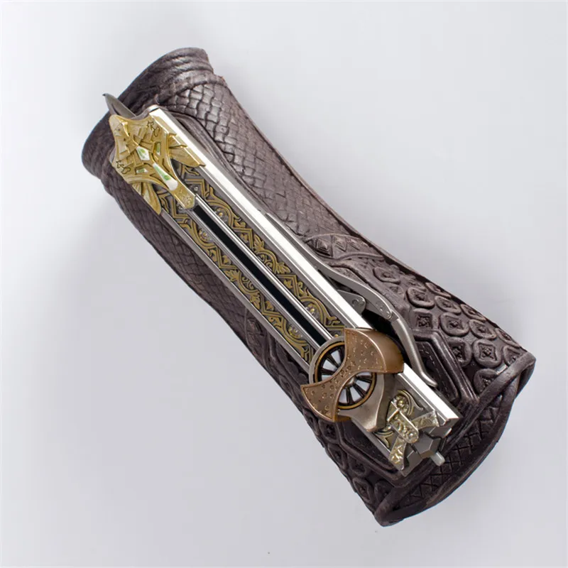 Высокое качество игры Assassins Creed 7 Скрытая клинок рукавицы реквизит Эдвард Кенуэй