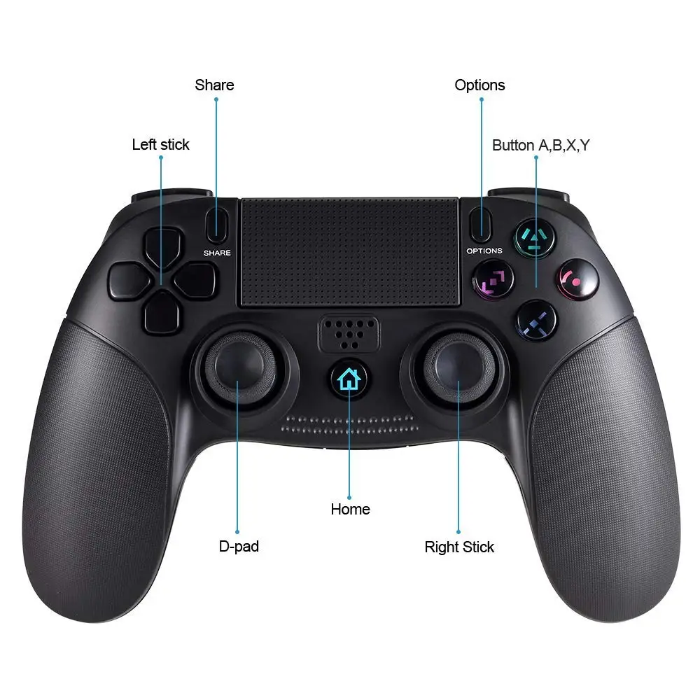 Cleswe Беспроводной контроллер для PS4 Wetoph GD25 Bluetooth Dualshock геймпад Совместимо с PS3/PS4/PC |