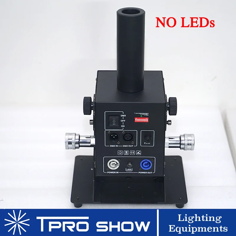 No LED Version CO2 Cannon RGB светодиодный красочный холодный туман Колонка сценический эффект машина мульти угол крио Co2 инструмент-клапан Jet Blaster Dmx управление для DJ Live Show - Цвет: No LED Version