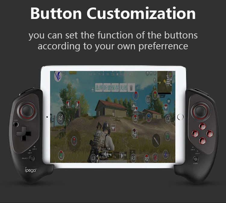 Беспроводной Bluetooth 4,0 игровой контроллер Джойстик для iPad PUBG Android телефон планшет смарт TV PC растягивающийся Портативный тонкий геймпад