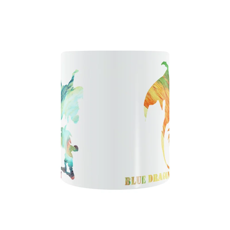 Синий дракон аниме кружка Кофе молоко Керамика творческие DIY подарки Домашний