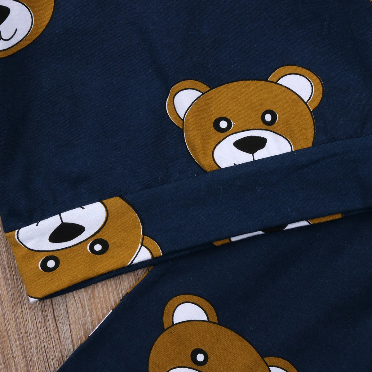 2Pcs Baby Clothing Newborn Kids Boy Girl Bear Long sleeve T-shirt Sweatshirt Tops Pants Leggings Outfit Clothes Set 0-2T |