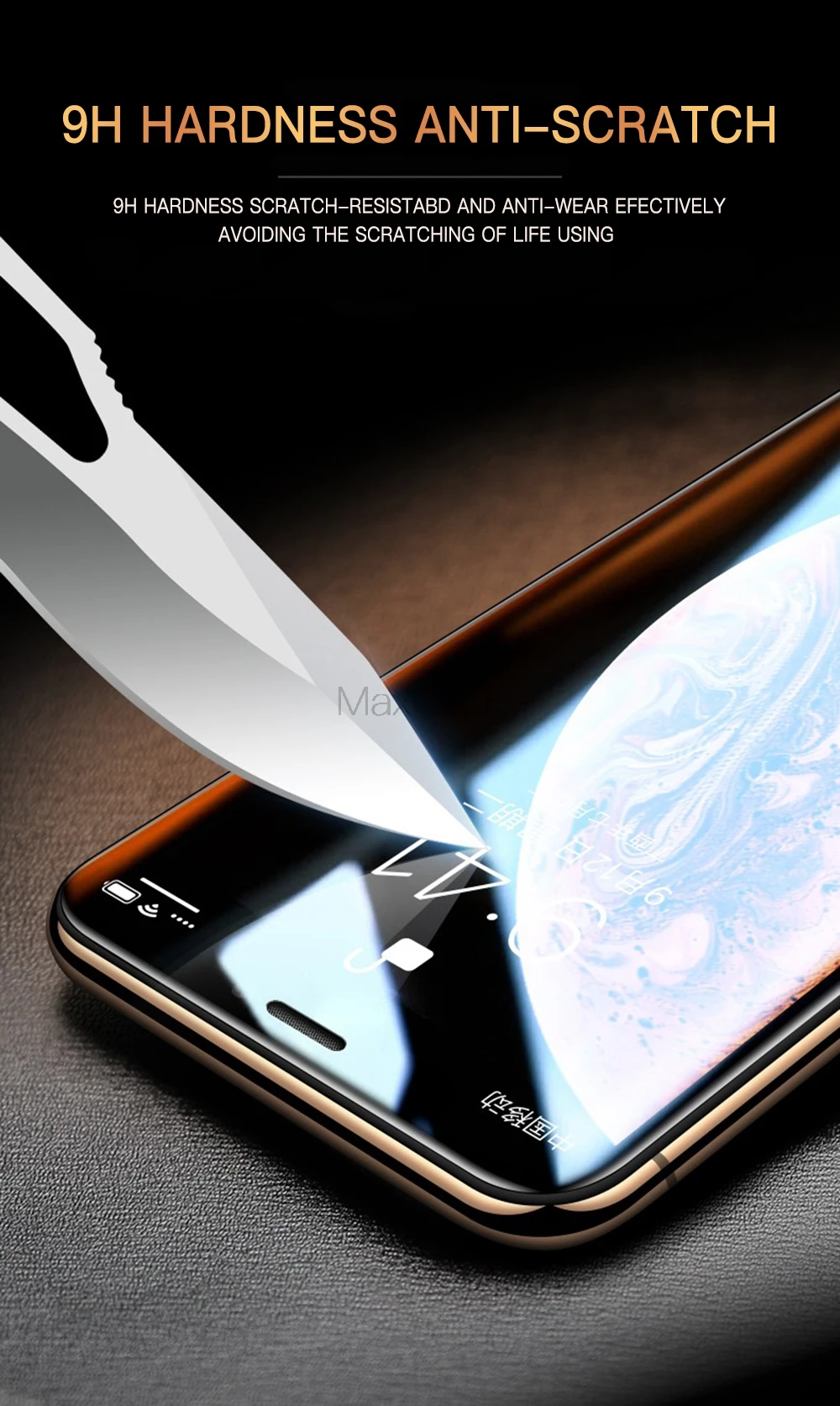 19D защита экрана закаленное стекло для iPhone XR 7 8 6 S 6 S Plus полное покрытие Защитное стекло для iPhone X XS крепление Max Guard пленка