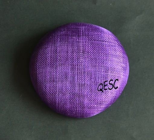 Оптовая продажа круглая соломенная шляпа размером 14 см с круглым плетением