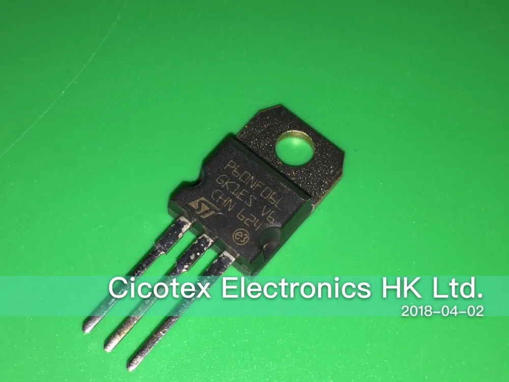 10 шт./лот STP60NF06L TO220 P60NF06L MOSFET N-CH 60V 60A TO-220 | Обустройство дома
