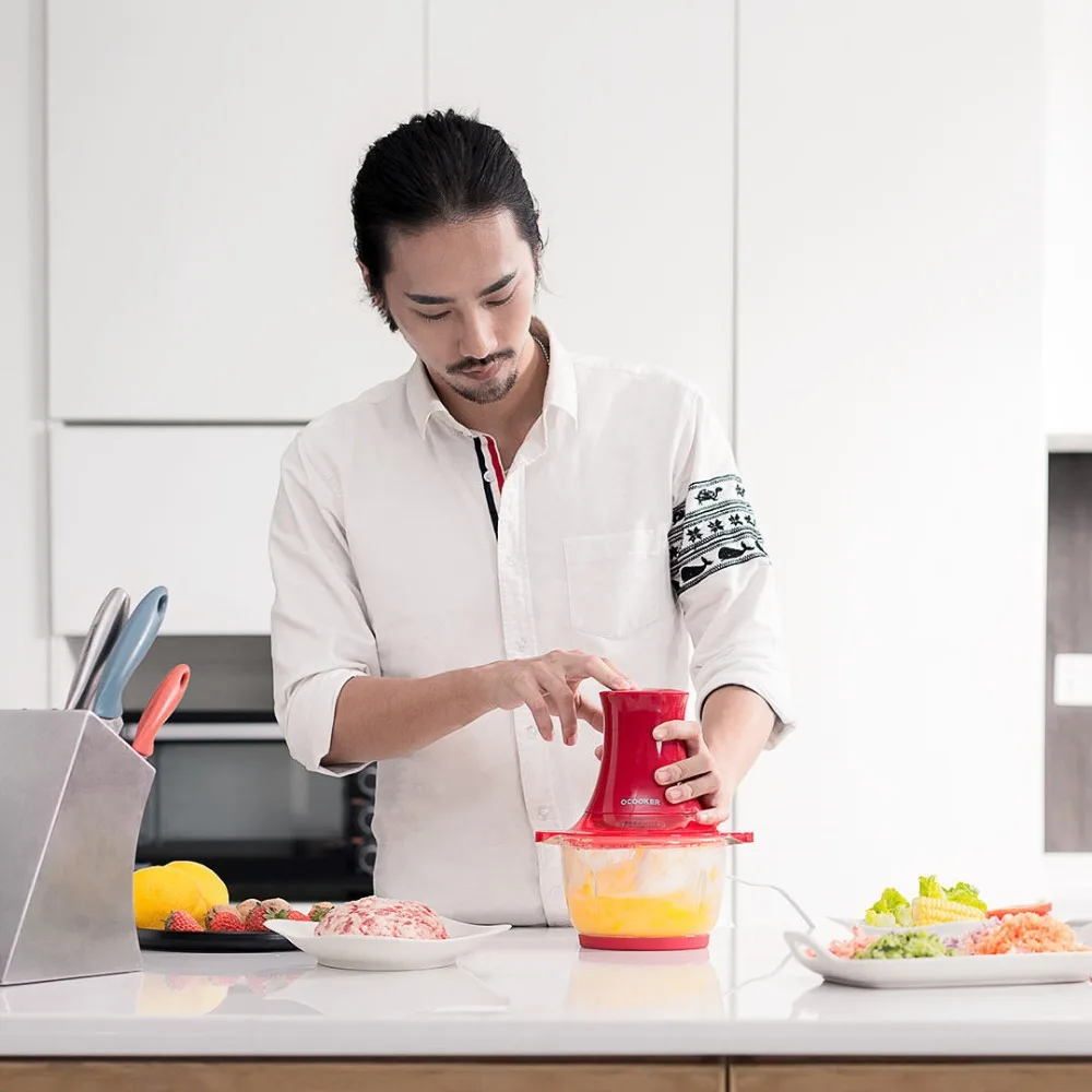 XIAOMI MIJIA QCOOKER электрическая мясорубка для дома бытовой кухни маленькая безопасная
