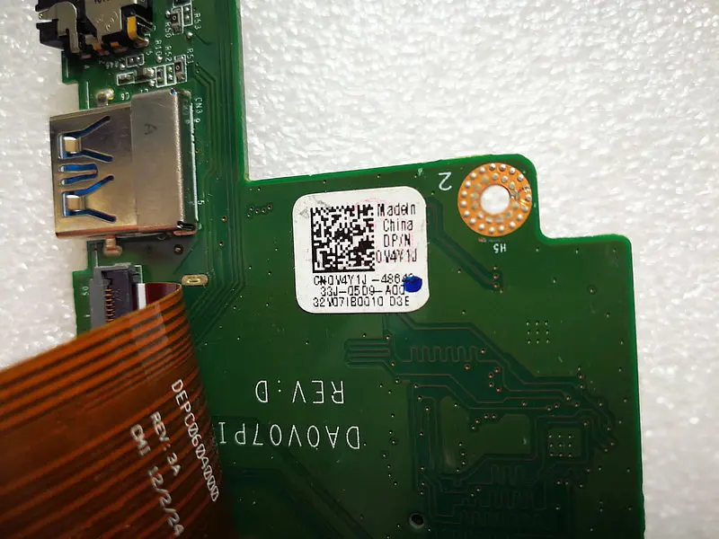 Оригинальная плата для Dell Vostro 3360 usb аудио lan DA0V07PI6D1 CN-0V4Y1J 0V4Y1J V4Y1J DEPC0604000 | Компьютеры