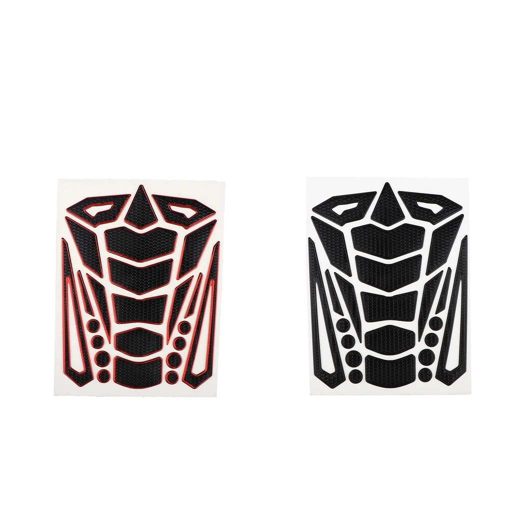 Anti-Slip Tank Pad Knee Protectors Gas Stickers for Motorcycle Red+Black Ensuring Long Service Life Unique Sleek | Автомобили и