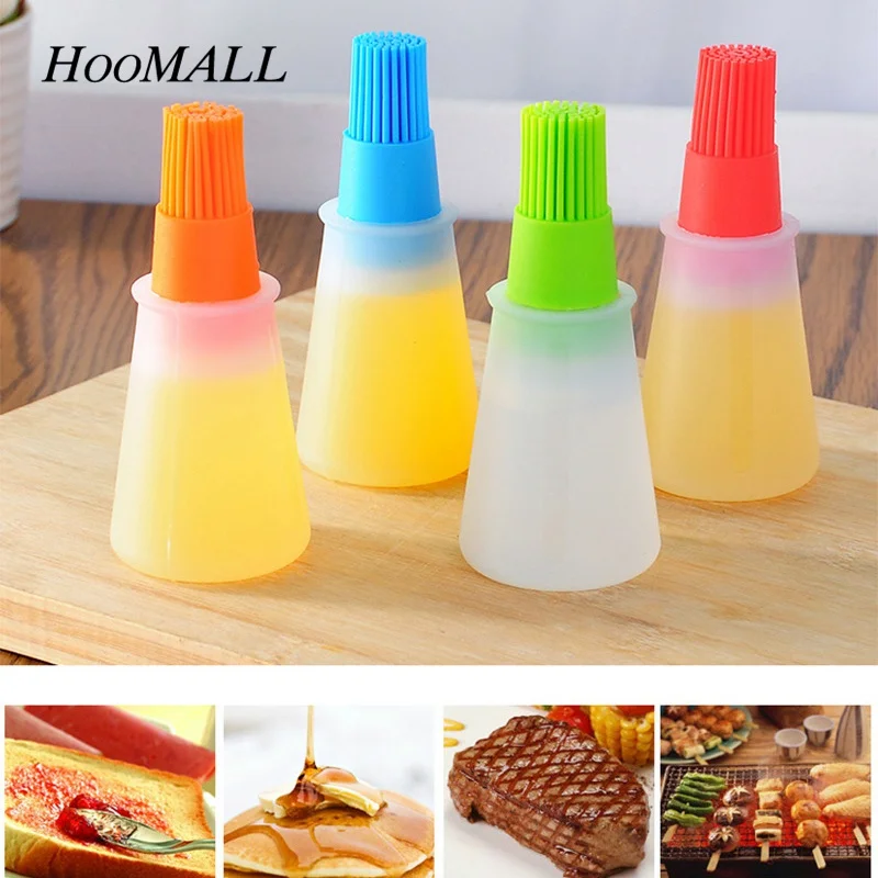 1 шт. кухонная силиконовая масляная щетка для выпечки жидкого масла ручка торта