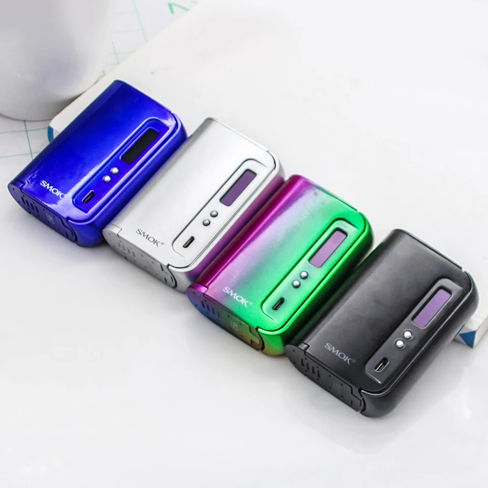 Оригинальный SMOK OSUB King 220 Вт TC VW коробка мод подарок TFV4 Мини Танк 2 шт. 18650 батарея