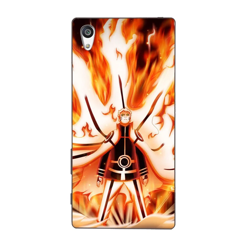 Cartoon Naruto Sasuke Kakashi TPU soft phone case back Cover For Sony Xperia E3 E5 M2 4 5 T3 X XA1 XZ Premium shell Coque |