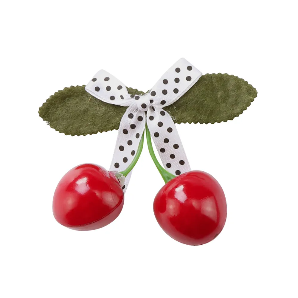 Заколки для волос девочек детские заколки маленьких мультяшная вишневая бабочка