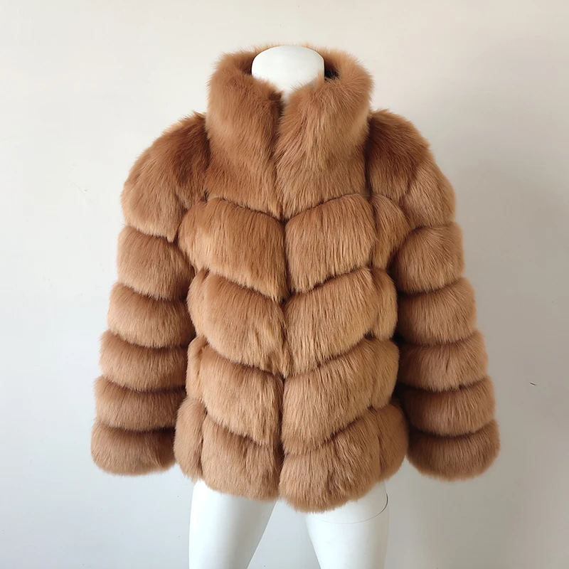 2018 Hot sale warm winter Overcoat fashion fox fur coat large size women's faux women|Куртки из искусственного меха| |