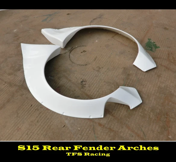 Заднее крыло из стеклопластика ракета в стиле кролика для 1999 2002 S15 Silvia|flare|flares fender |