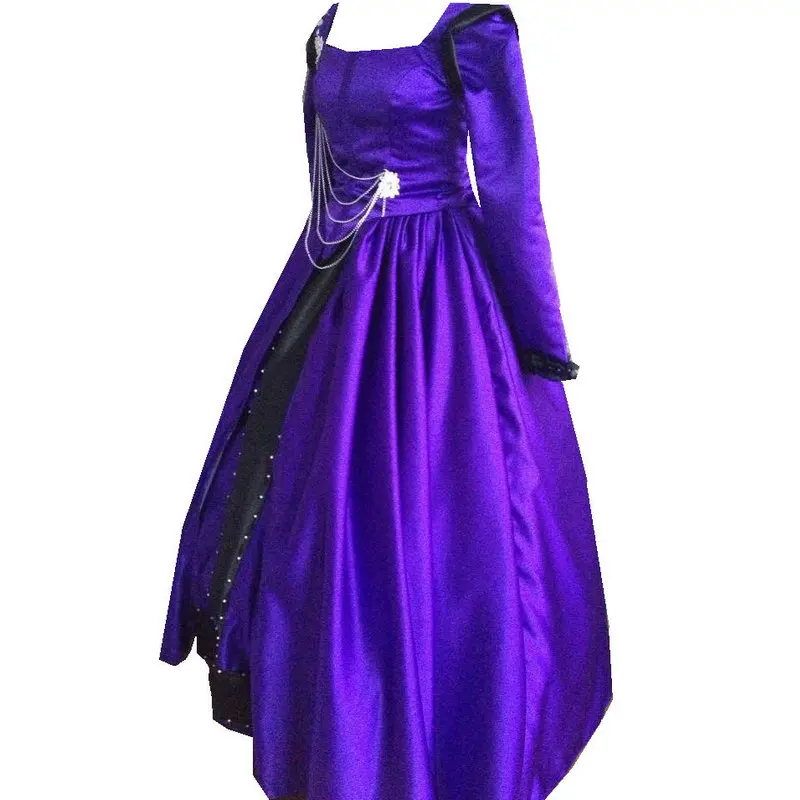 D 105 свободное бальное платье в викторианском стиле готика/Гражданская война