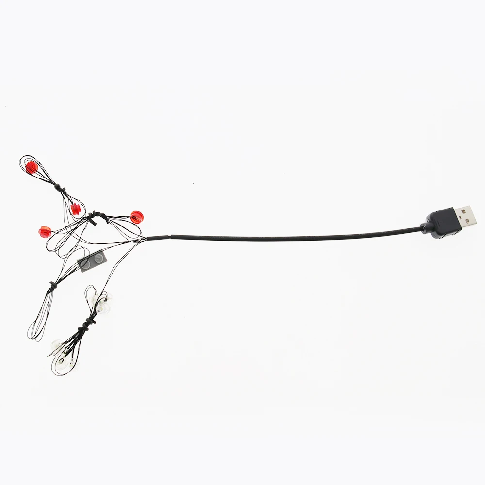 Only LED Light Set MTELE брендовый светодиодный светильник Up Kit Игрушка для имперского TIE Fighter светильник ing набор совместим с 75211(не включает модель - Цвет: Only LED Light Set