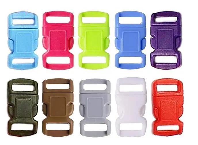 10 парашют шнуры и сторонний релиз Пластик пряжки ремня машина Парашютная верёвка