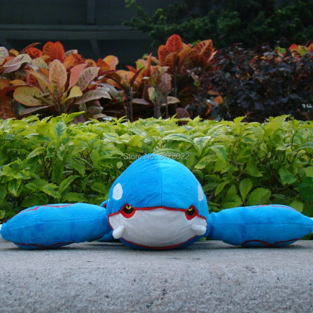 Аниме Kyogre плюшевая игрушка Kaiorga мягкие плюшевые животные милая мягкая
