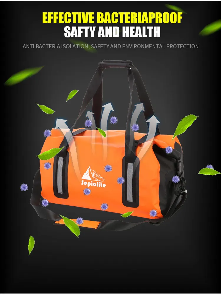 Sepiolite бренд 35L большой емкости открытый водонепроницаемый сумки для плавания легкий плавающий сухой мешок Кемпинг Туризм Рюкзак