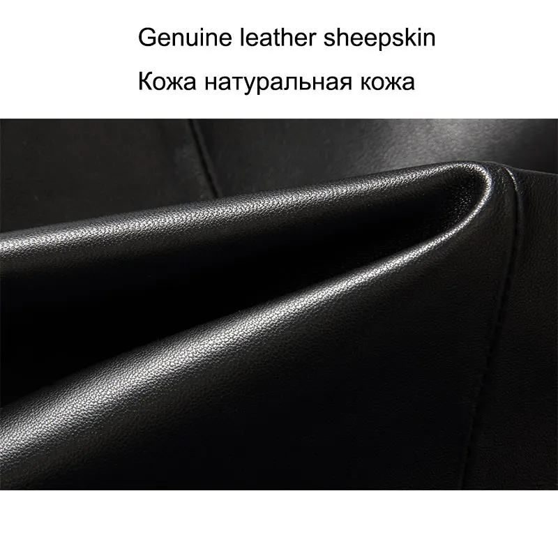 Весенние костюмы куртки для мужчин натуральная кожа овчина Dusen Klein 2017 фирменный