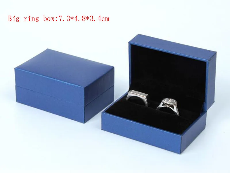 Lovers box Коробка для ювелирных изделий 40 шт./лот голубое кольцо подвесной браслет, ожерелье упаковочная коробка ювелирные изделия Органайзер Подарочная коробка(Пользовательский логотип - Цвет: Lovers box