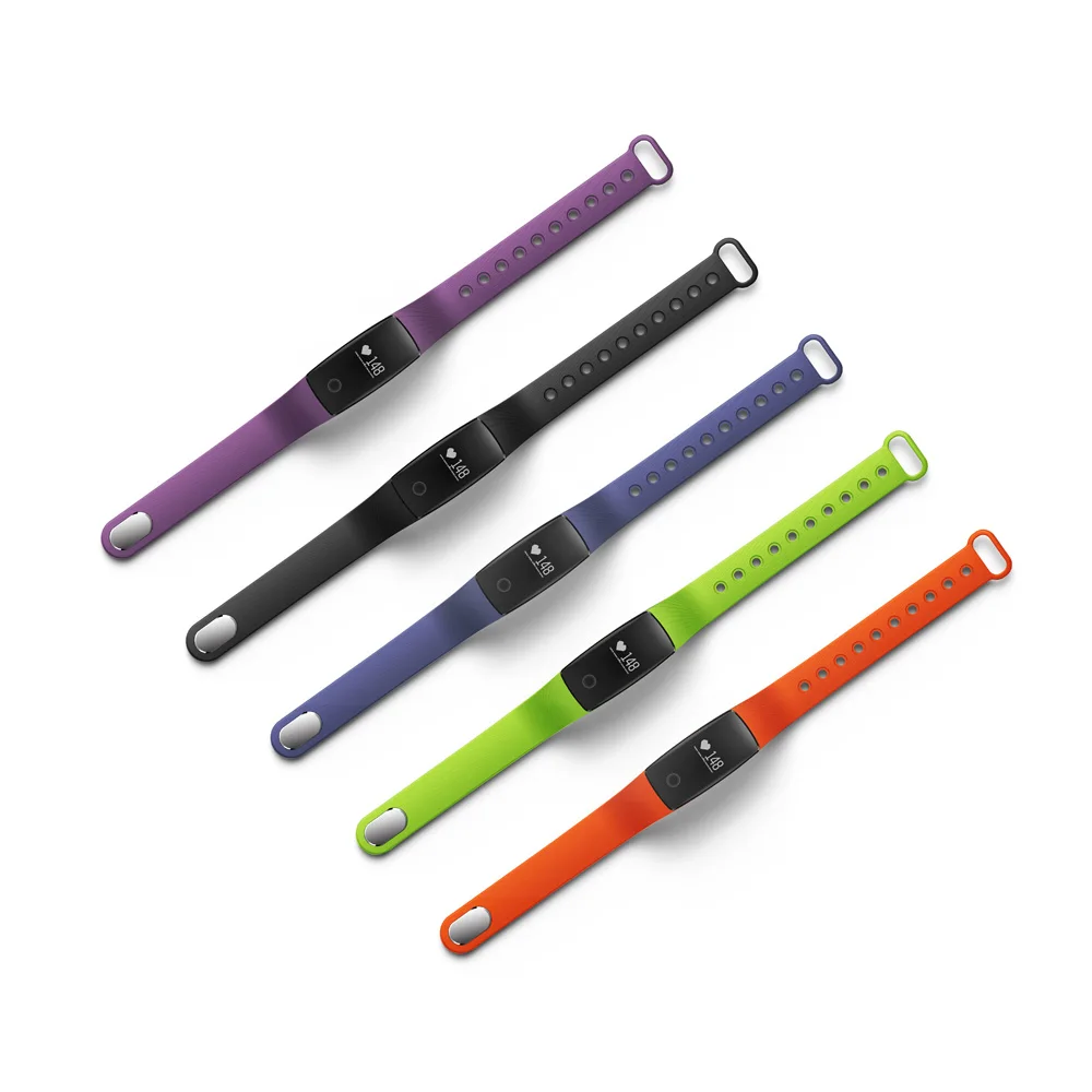 Смарт браслет SMARCENT V07 с пульсометром Bluetooth шагомером фитнес трекером Smartband для IOS