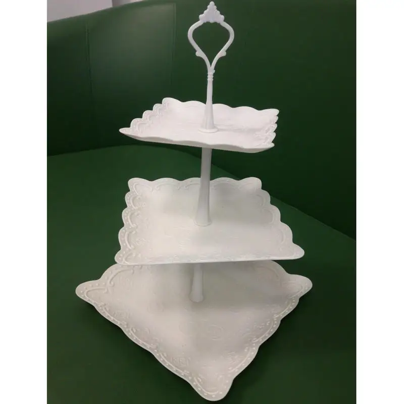 Пластиковая 3-слойная подставка для торта инструменты выпечки гаджеты