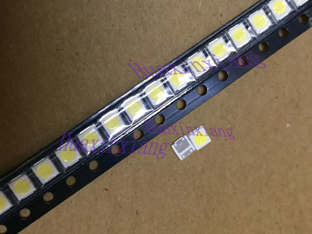 100 шт./лот Lextar высокой мощности SMD светодиодный 3030 6 в 1,8 Вт Холодный белый 150-187LM для ТВ ПОДСВЕТКА приложения
