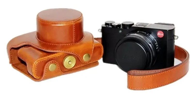 Из искусственной кожи чехол камера сумка чехол для Leica D-LUX TYP109 LUX109 портативный чехол с плечевым ремнем