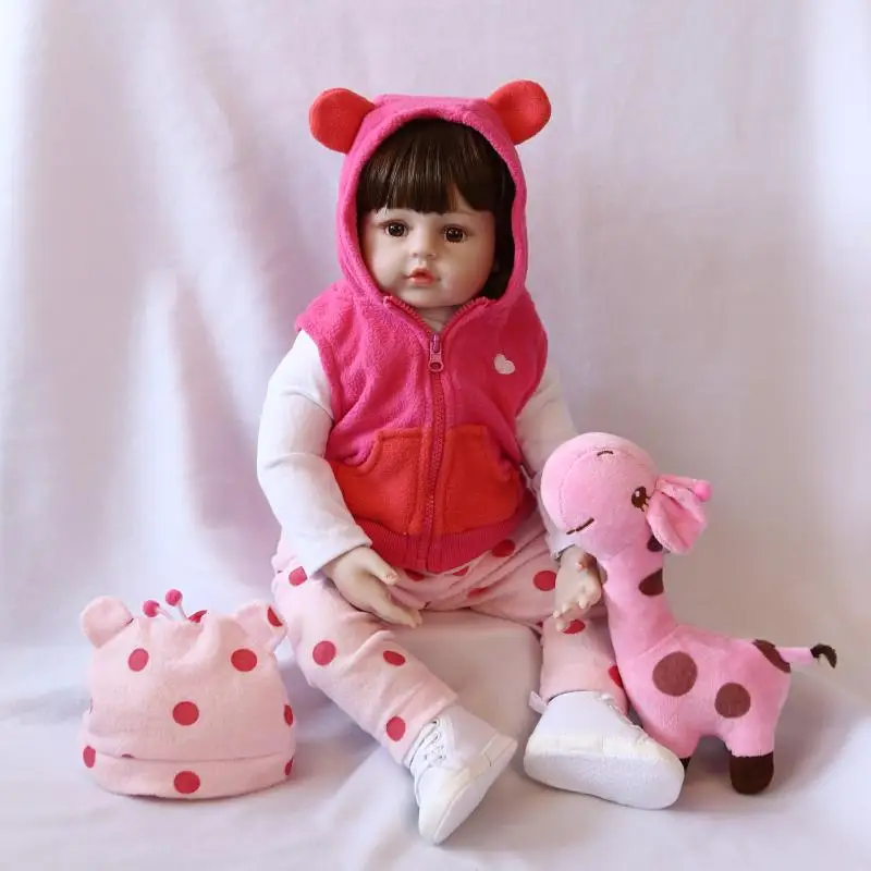 60cm soft silicone vinyl reborn - doll hot toys for girls stuffed animals kids children juguetes brinquedos | Игрушки и хобби
