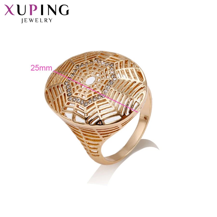 Xuping Новое поступление роскошное кольцо позолоченное модное романтическое для