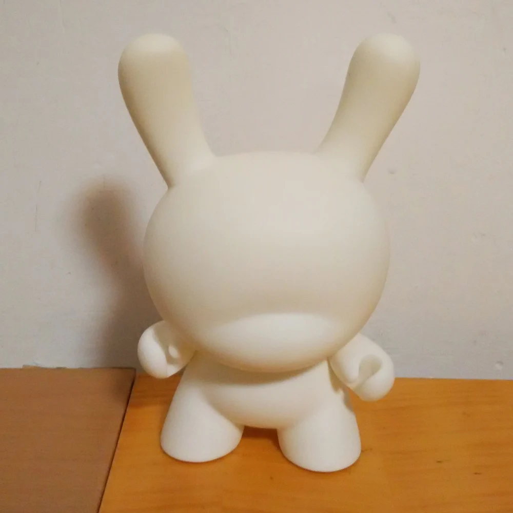 8 дюймовый Kidrobot Dunny DIY Краска Vinly модные игрушки белого цвета с полипропиленовым