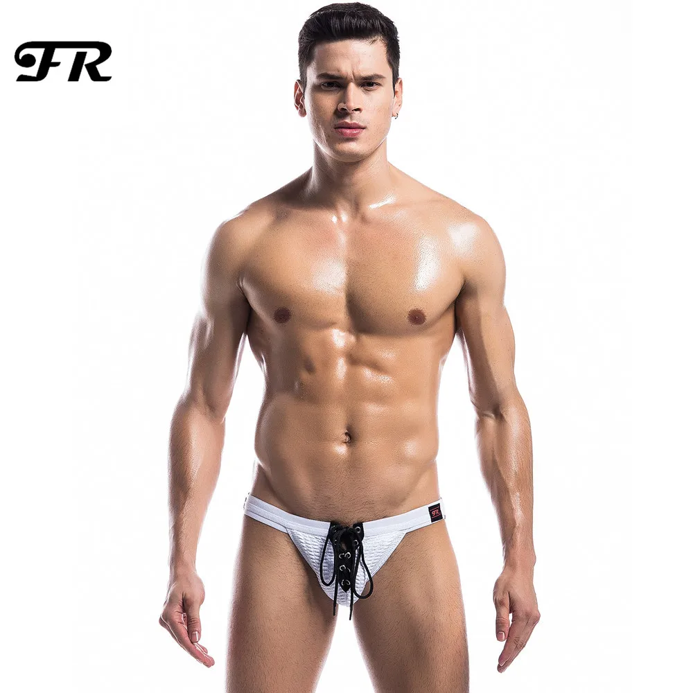 FR мужские сексуальные стринги на шнуровке и мужской сторонник бандаж Новинка
