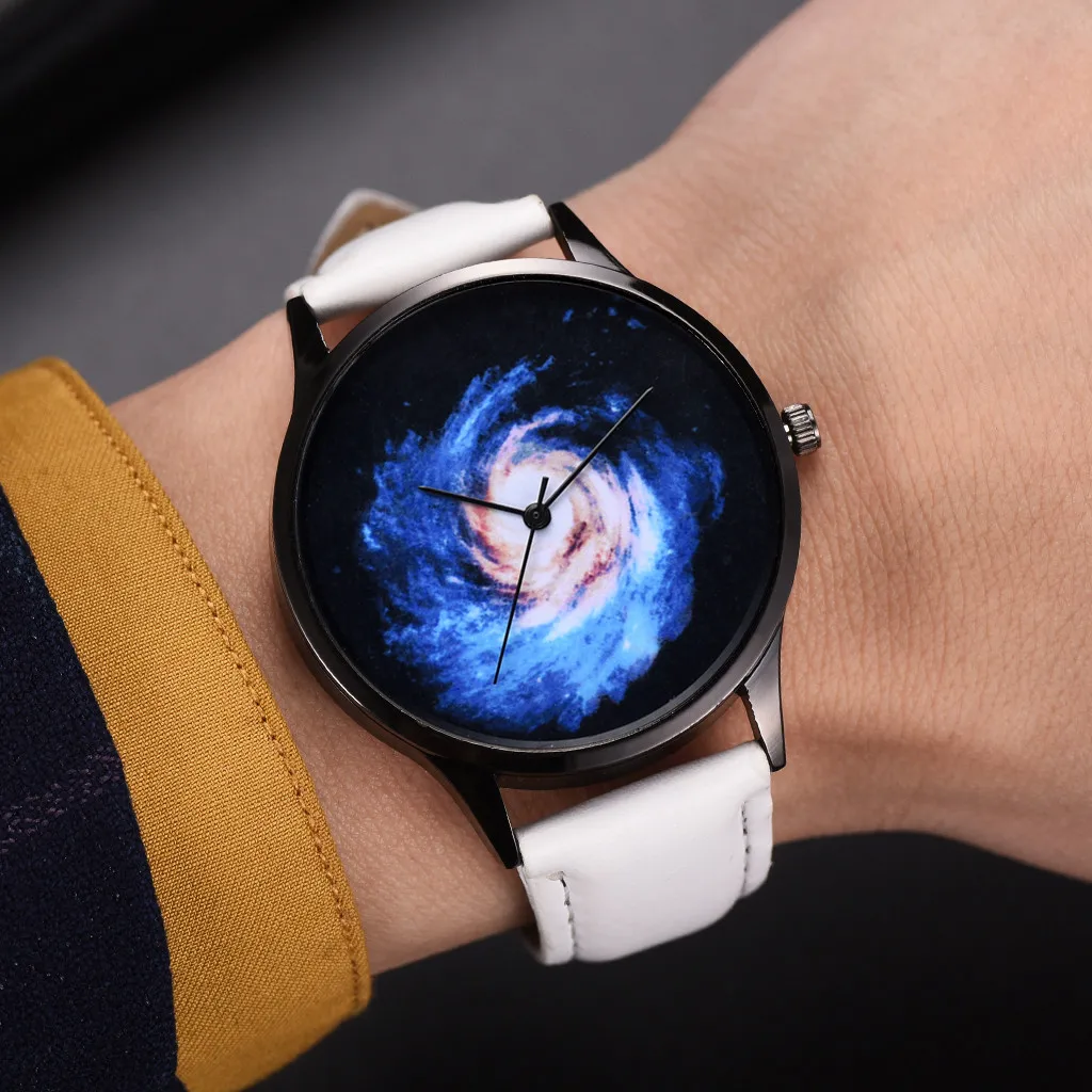 Часы Vortex Wd3 кварцевые Женские часы с ремешком цвет темно-синий | Наручные