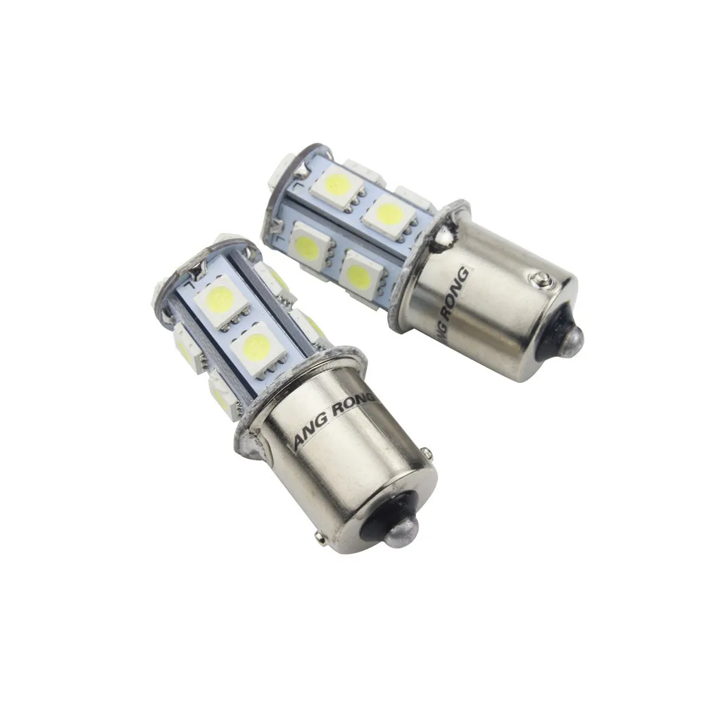 ANGRONG 2x13 SMD 1156 BA15S светодиодный супер белый задний стоп сигнал поворота лампы для